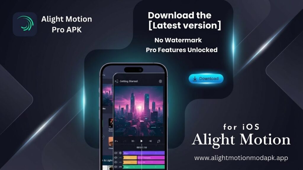 download alight motion ios - mod apk latest version no water mark unlocked pro features