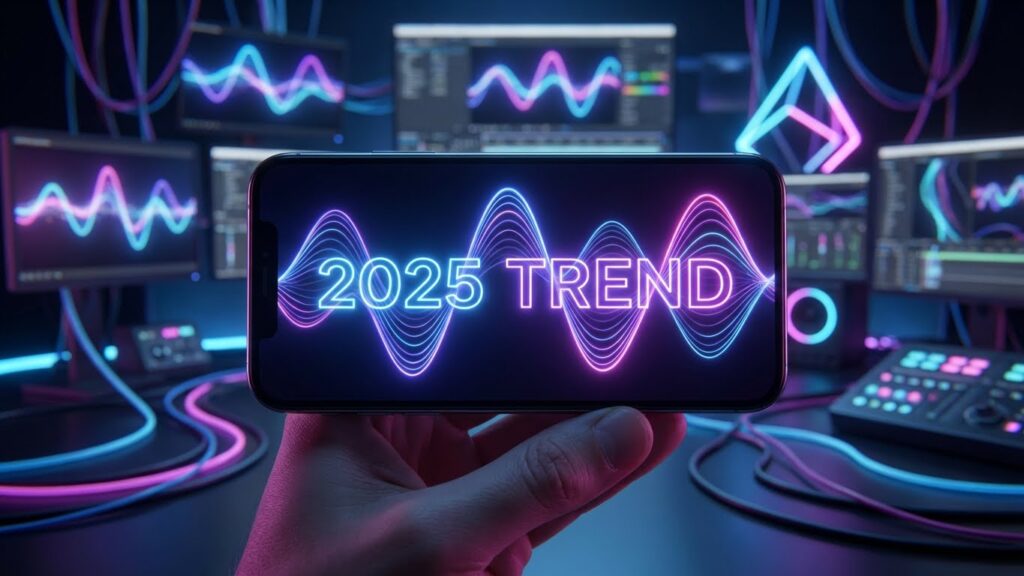 Example of the viral Wave Text Animation trend in Alight Motion 2025.